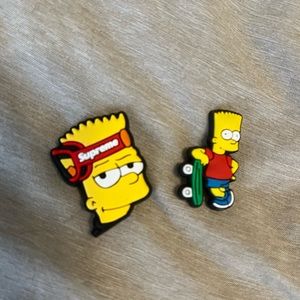 Bart Simpson Croc Charms